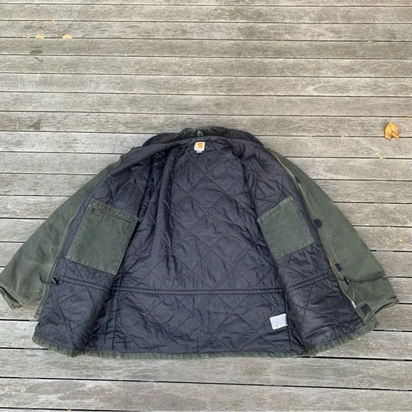 Carhartt C26 MOS Sandstone Duck Arctic Quilt Lined Traditional Workwear Coat XLT - Picture 13 of 17